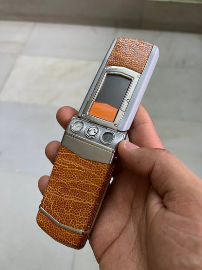 Vertu Constellation Ayxta Orange Keypad Mobile