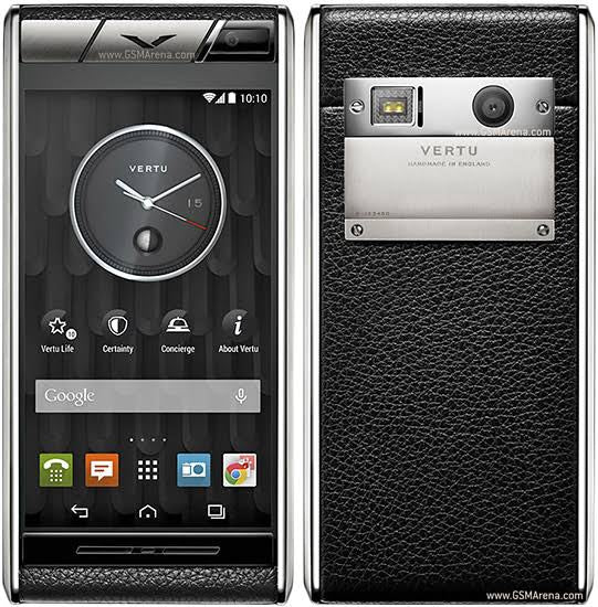 Vertu Aster T Black Calf Leather Android Mobile