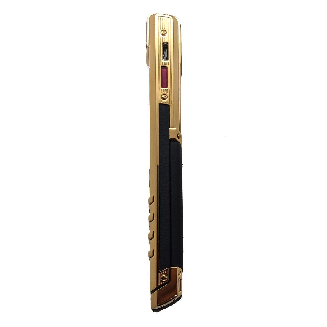 هاتف VERTU SIGNATURE S الكلاسيكي باللونين الأسود والذهبي مع لوحة مفاتيح 