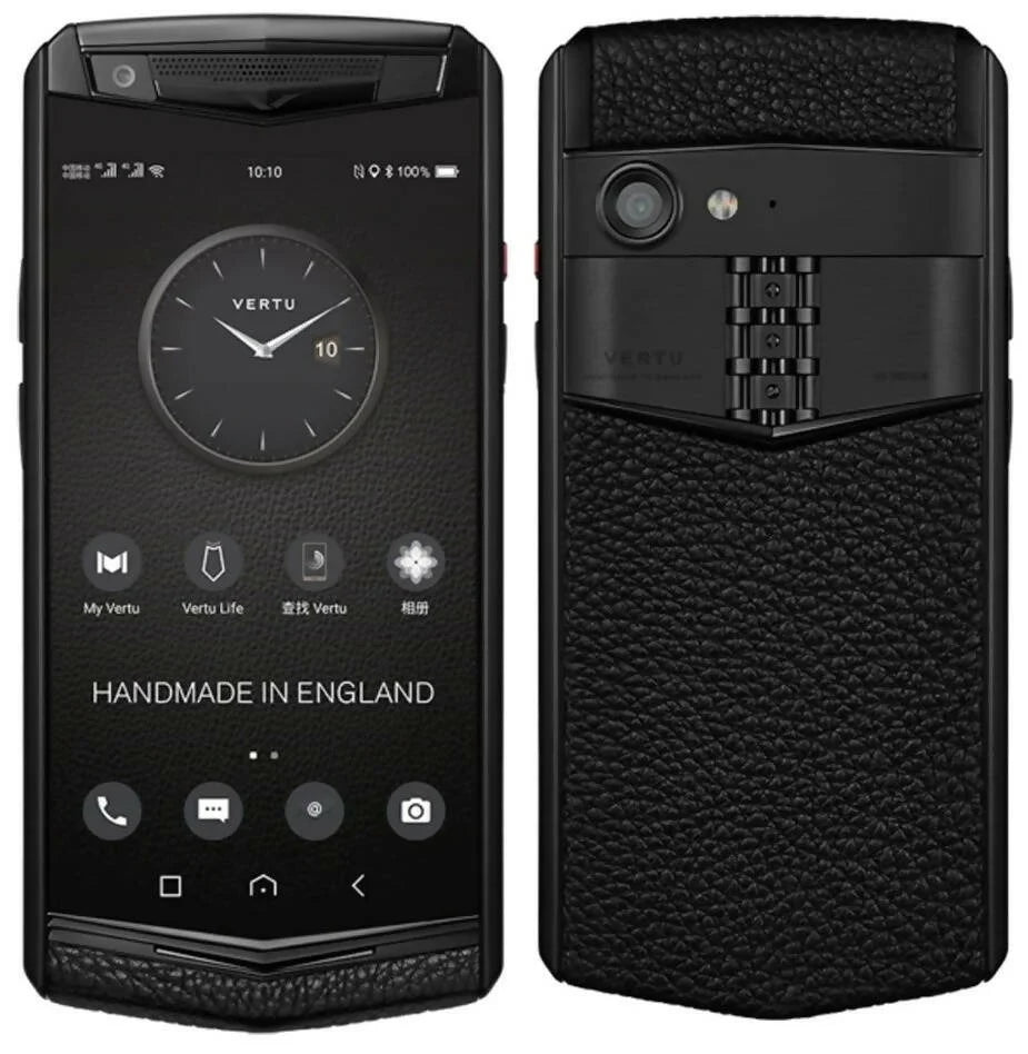 VERTU ASTER P Calf Jade Black Business Luxury Mobile Phone