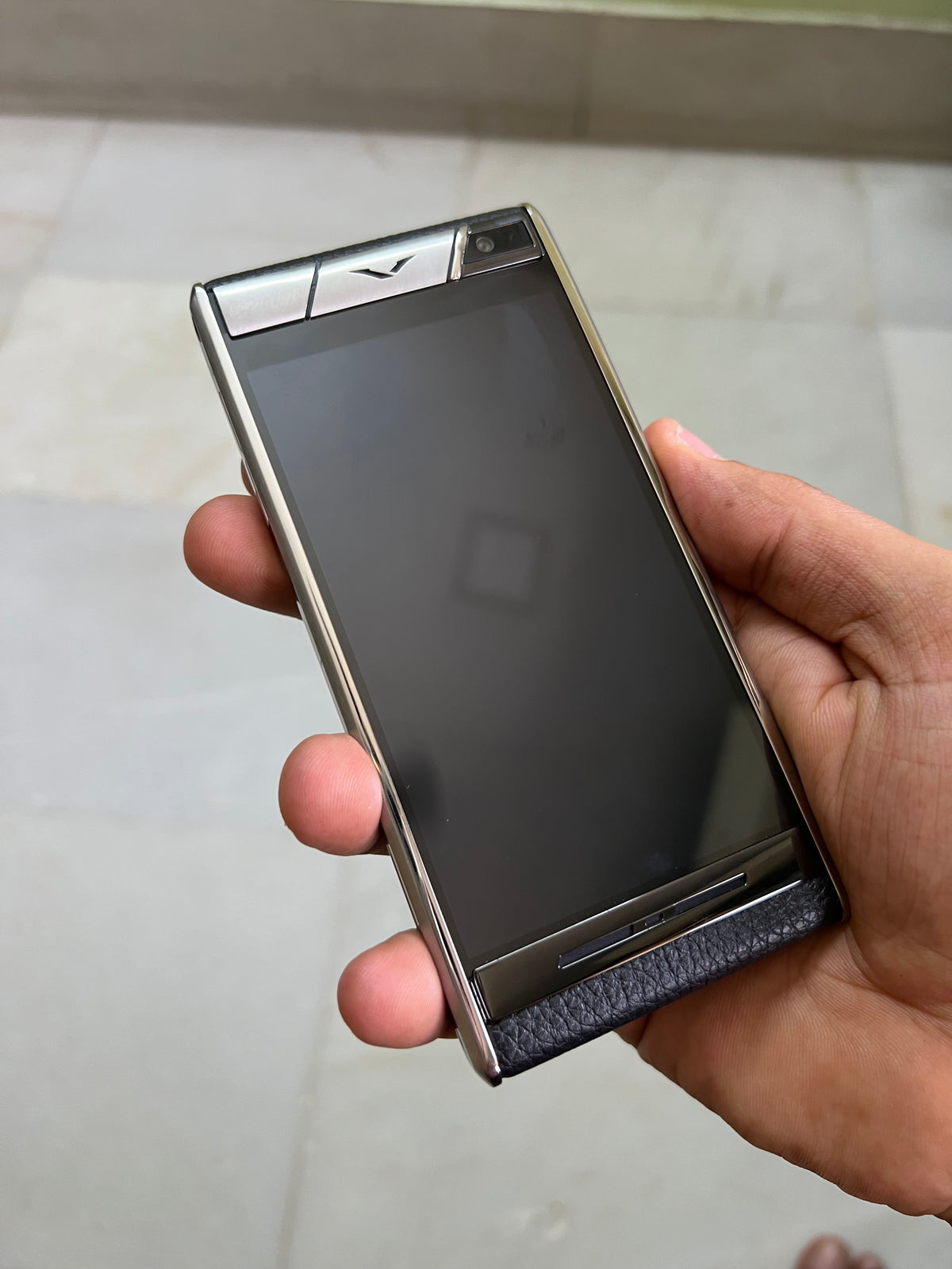 Vertu Aster T Black Calf Leather Android Mobile