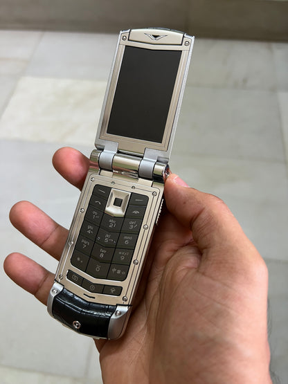 Vertu Constellation F Ayxta Black Alligator Diamond Luxury Keypad Mobile