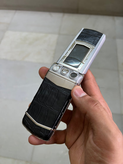 Vertu Constellation Ayxta Black Alligator Vintage Keypad Mobile