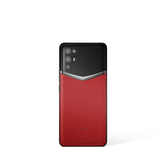 Ivertu Calfskin 5G Phone – Raspberry Red