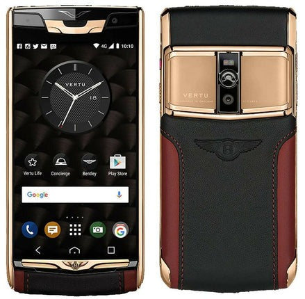 هاتف VERTU SIGNATURE TOUCH BENTLEY EDITION باللون الذهبي الوردي