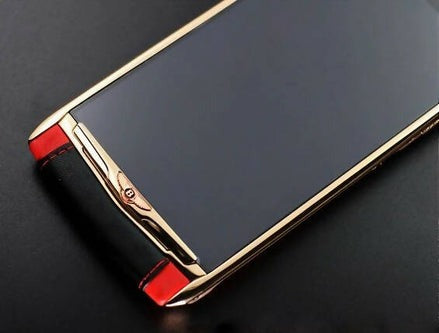 هاتف VERTU SIGNATURE TOUCH BENTLEY EDITION باللون الذهبي الوردي