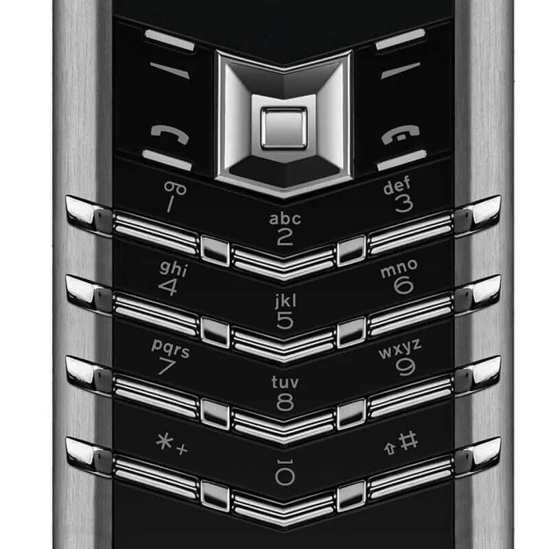 Vertu Signature S Black Silver Luxury Mobile Phone