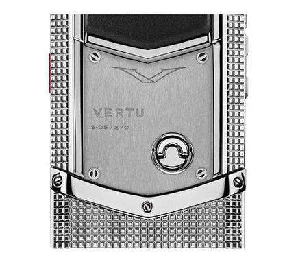هاتف Vertu Signature S Clous De Paris ذو لوحة مفاتيح من التيتانيوم الفضي 