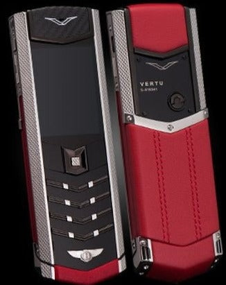 هاتف Vertu Signature S Bentley Limited Edition باللون الأحمر