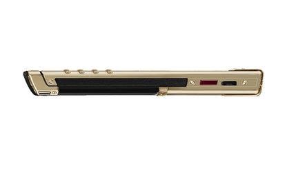 هاتف Vertu Signature من الذهب الحقيقي عيار 18 قيراطًا بلوحة مفاتيح من السيراميك الأسود
