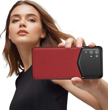 Ivertu Calfskin 5G Phone – Raspberry Red